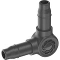 Gardena l-stuk 4,6 mm (3 16 ) verbinding (donkergrijs, 10 stuks)