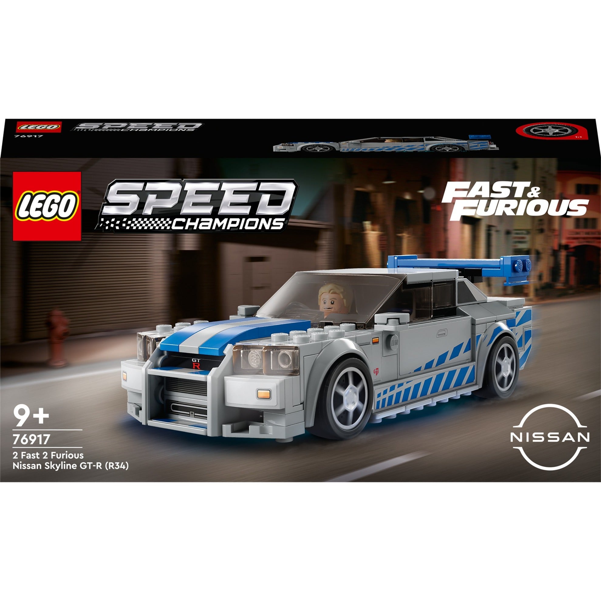 Lego speed champions nissan skyline gt-r (r34) - 76917