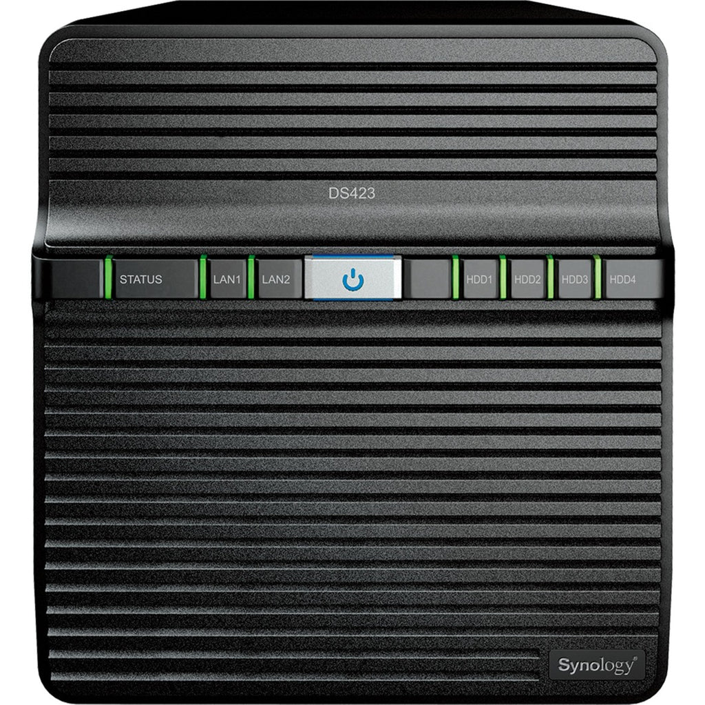 Synology diskstation ds423 nas (zwart, 2x rj-45, 2x usb-a 3.2 (5 gbit s))