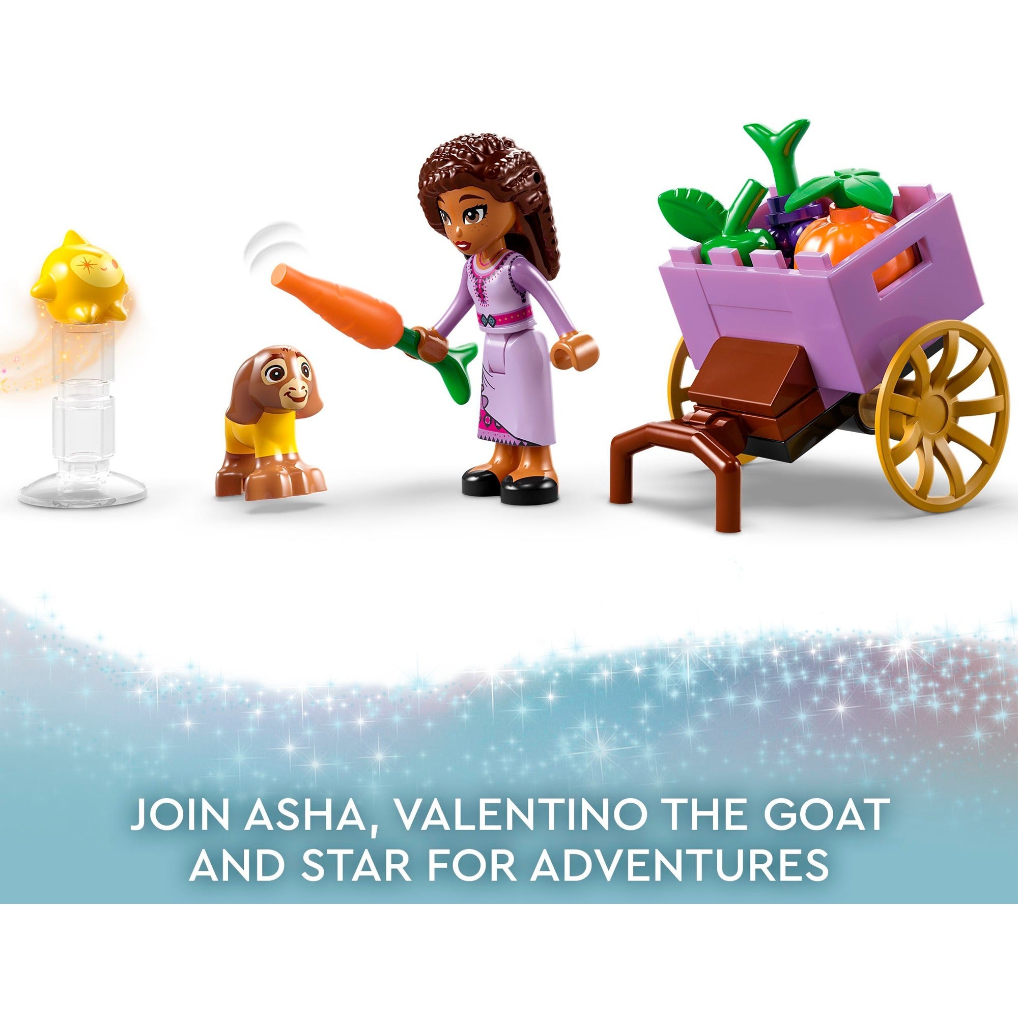 Lego disney - asha in de stad rosas constructiespeelgoed (43223)