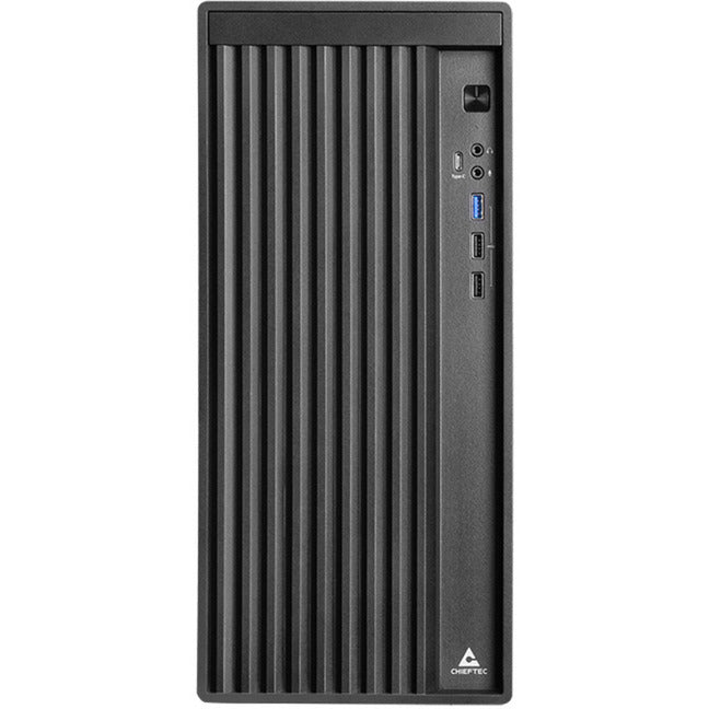 Chieftec uni bs-20b-op mini tower behuizing (zwart | 3x usb-a | 1x usb-c)