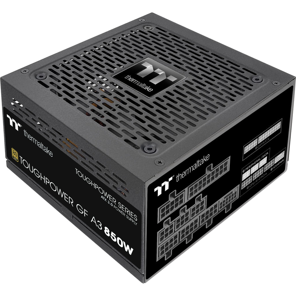 Thermaltake toughpower gf a3 gold - tt premium edition modulaire 850 watt voeding (zwart, 4x pcie)