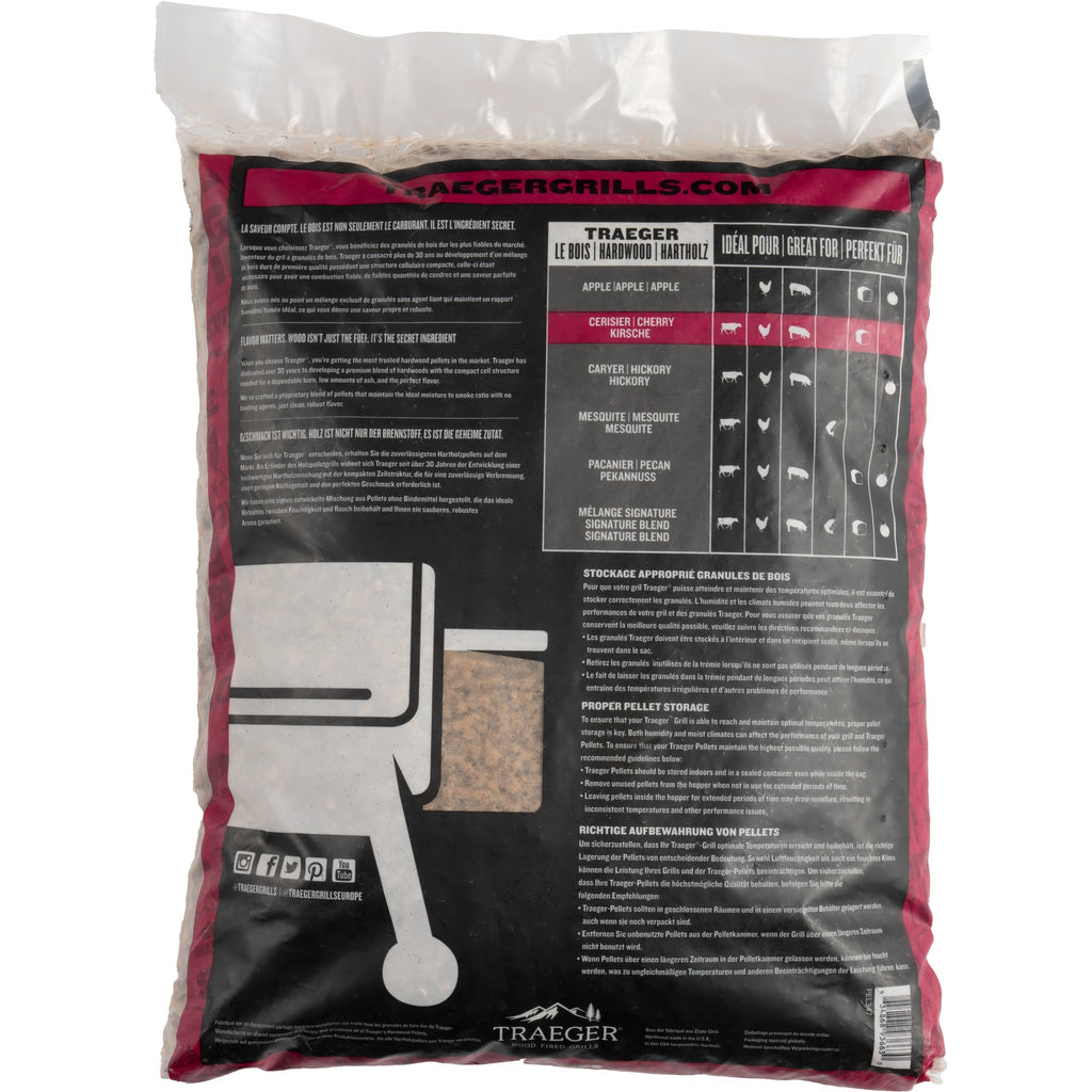 Traeger Pellets von Hartholz Kirsche