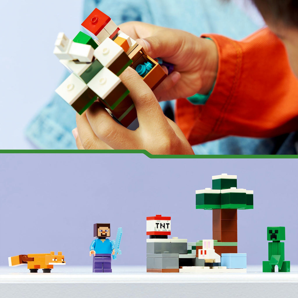 Lego minecraft 21583 steves taiga-avontuur
