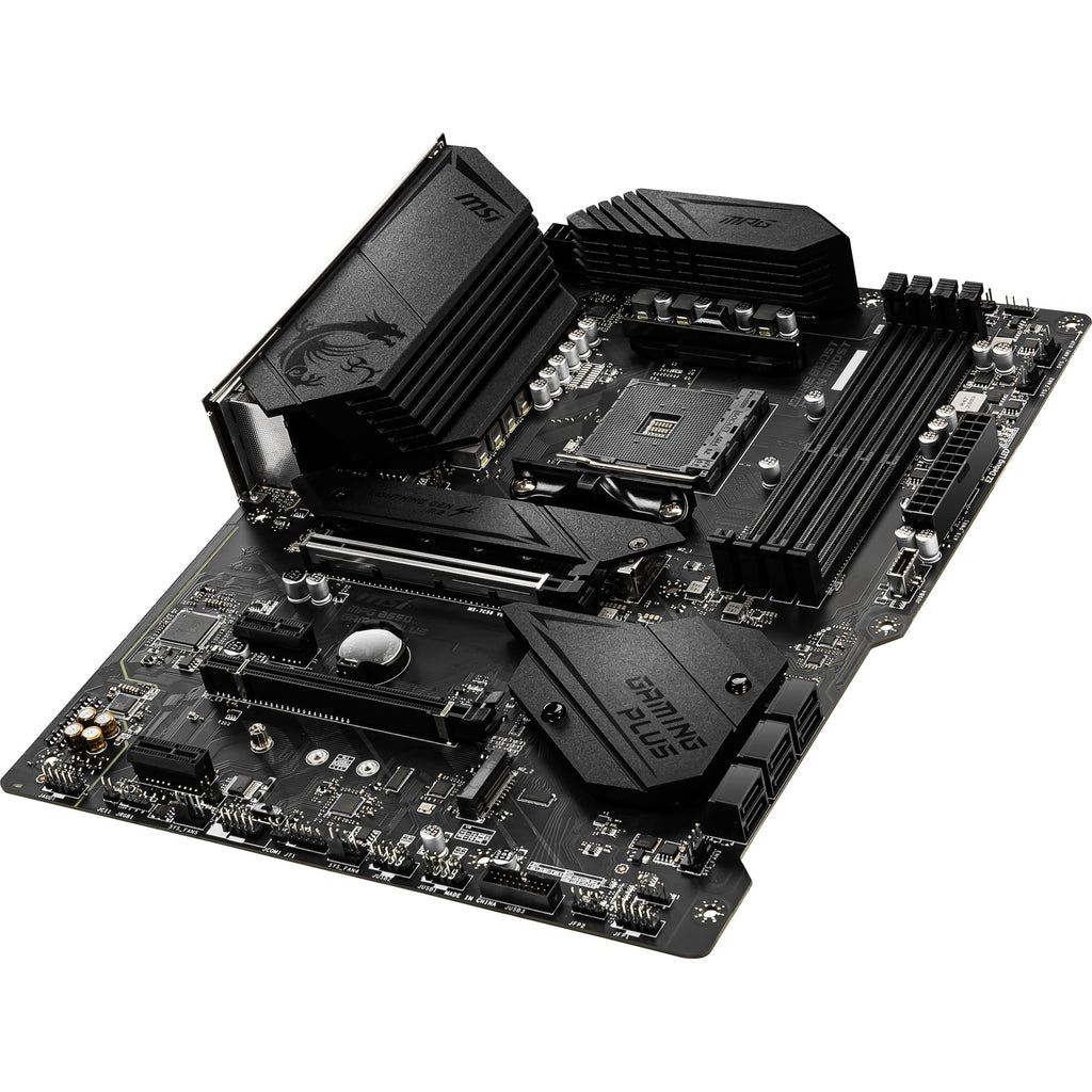 Msi mpg b550 gaming plus socket am4 moederbord (zwart, raid, gb-lan, sound, atx)