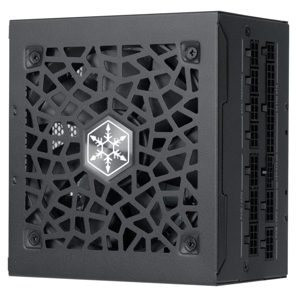 Silverstone hela 850r platinum modulaire 850 watt voeding (zwart, 4x pcie)