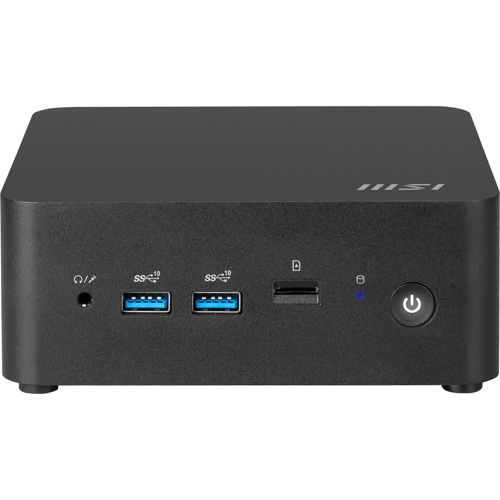 Msi cubi nuc 1mg-003eu mini-pc (zwart | core 3 100u | intel graphics | 8 gb | 512 gb ssd)
