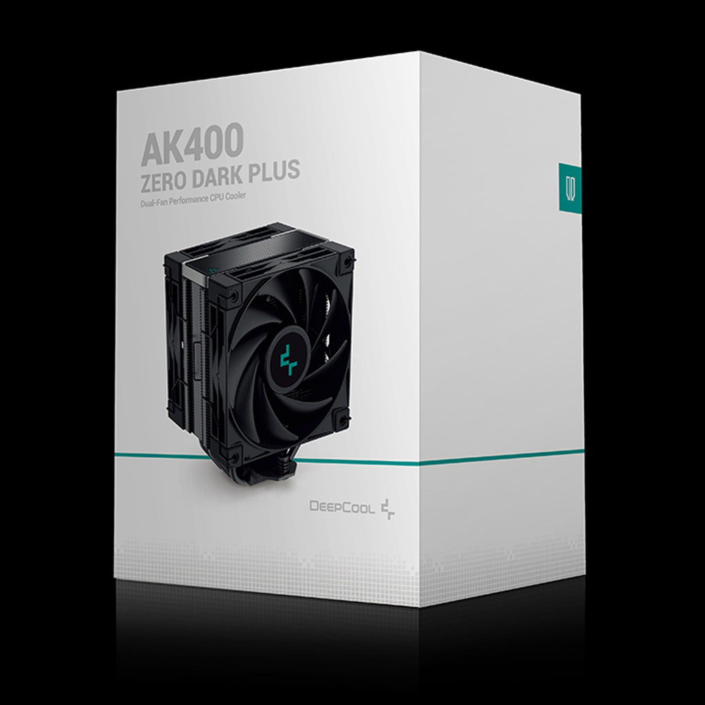 Deepcool ak400 zero dark plus cpu-koeler (zwart)