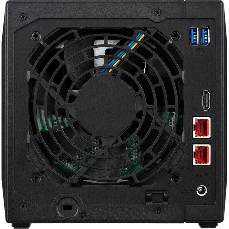 Asustor nimbustor 4 as5404t nas (zwart, 2x lan, usb, hdmi)