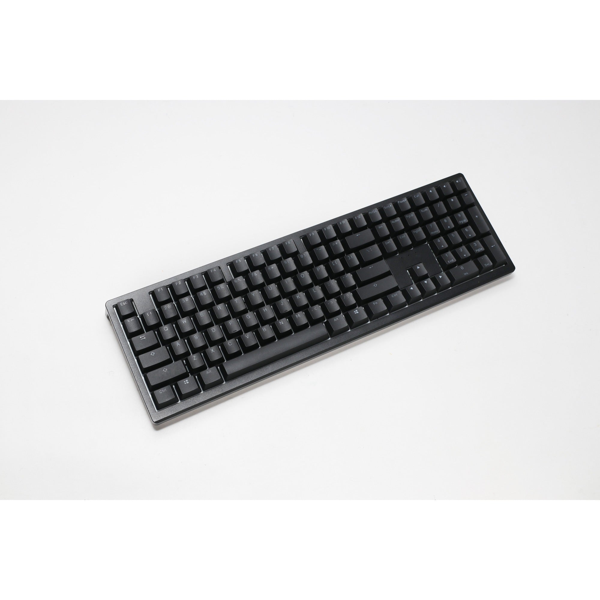 Ducky zero 6108 classic black, gaming toetsenbord (zwart wit, us lay-out, cherry mx2a red, rgb leds, double-shot pbt, hot swap, 2.4ghz | bluetooth | usb-c)
