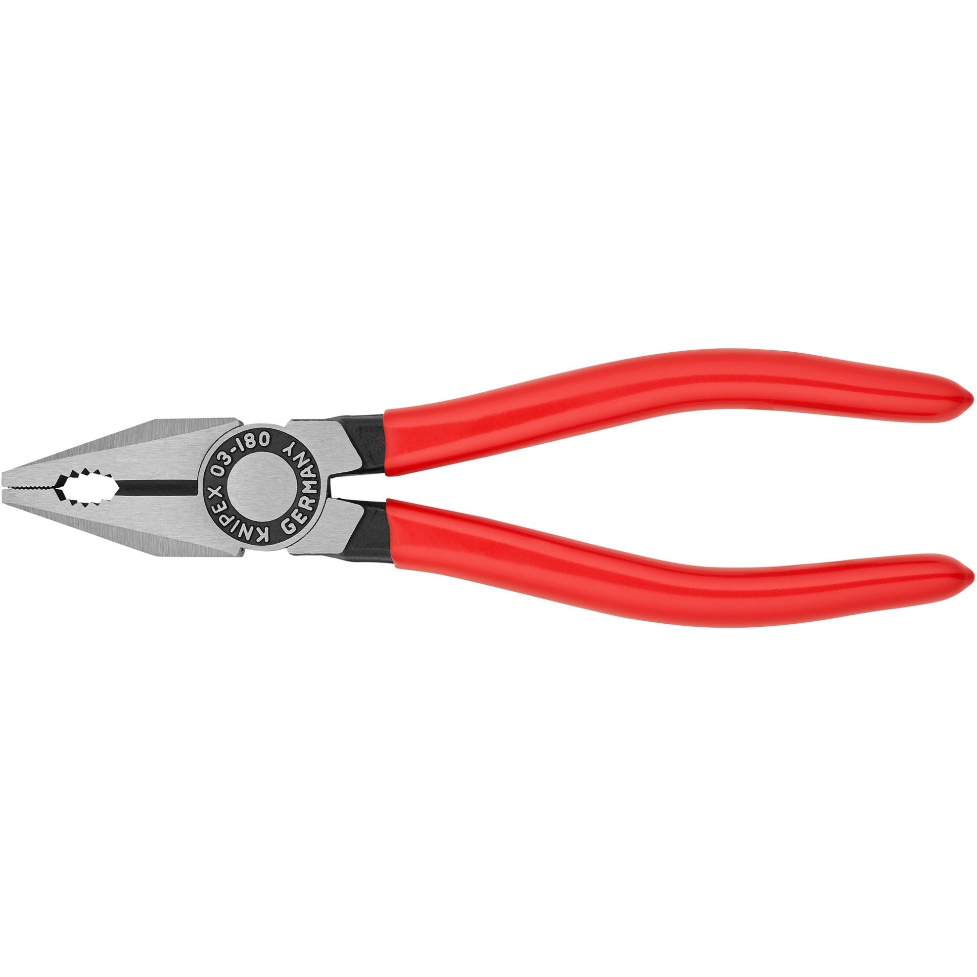 Knipex 03 01 180 - combitang - 180mm met kunststof grepen | geatramenteerd