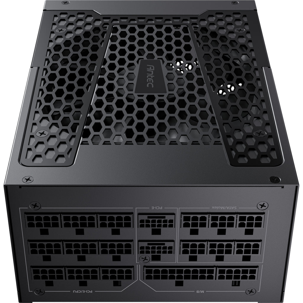 Antec signature 2200 platinum atx3.1 modulaire 2200 watt voeding (zwart, 2x 12v-2x6, 6x pcie)