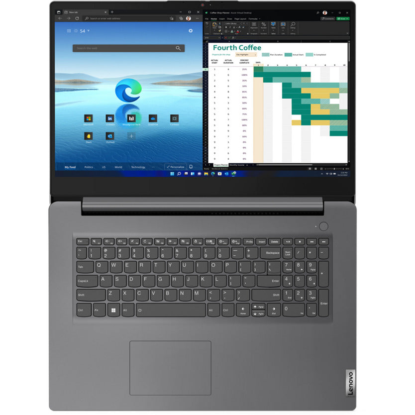 Lenovo v17 g4 (83a2004tmh) 17.3 laptop (grijs | i5-13420h | uhd graphics | 16 gb | 512 gb ssd)