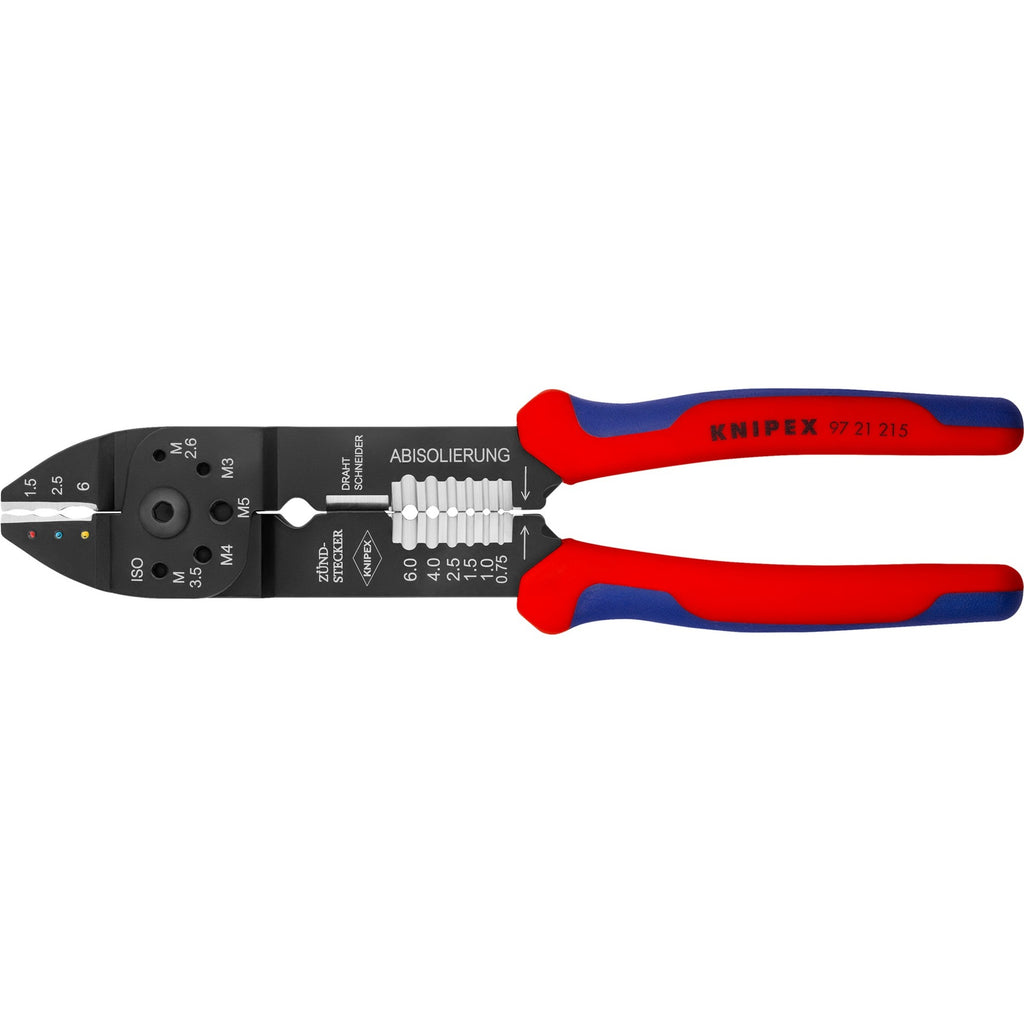 Knipex 97 21 215 krimptang geïsoleerde kabelschoenen