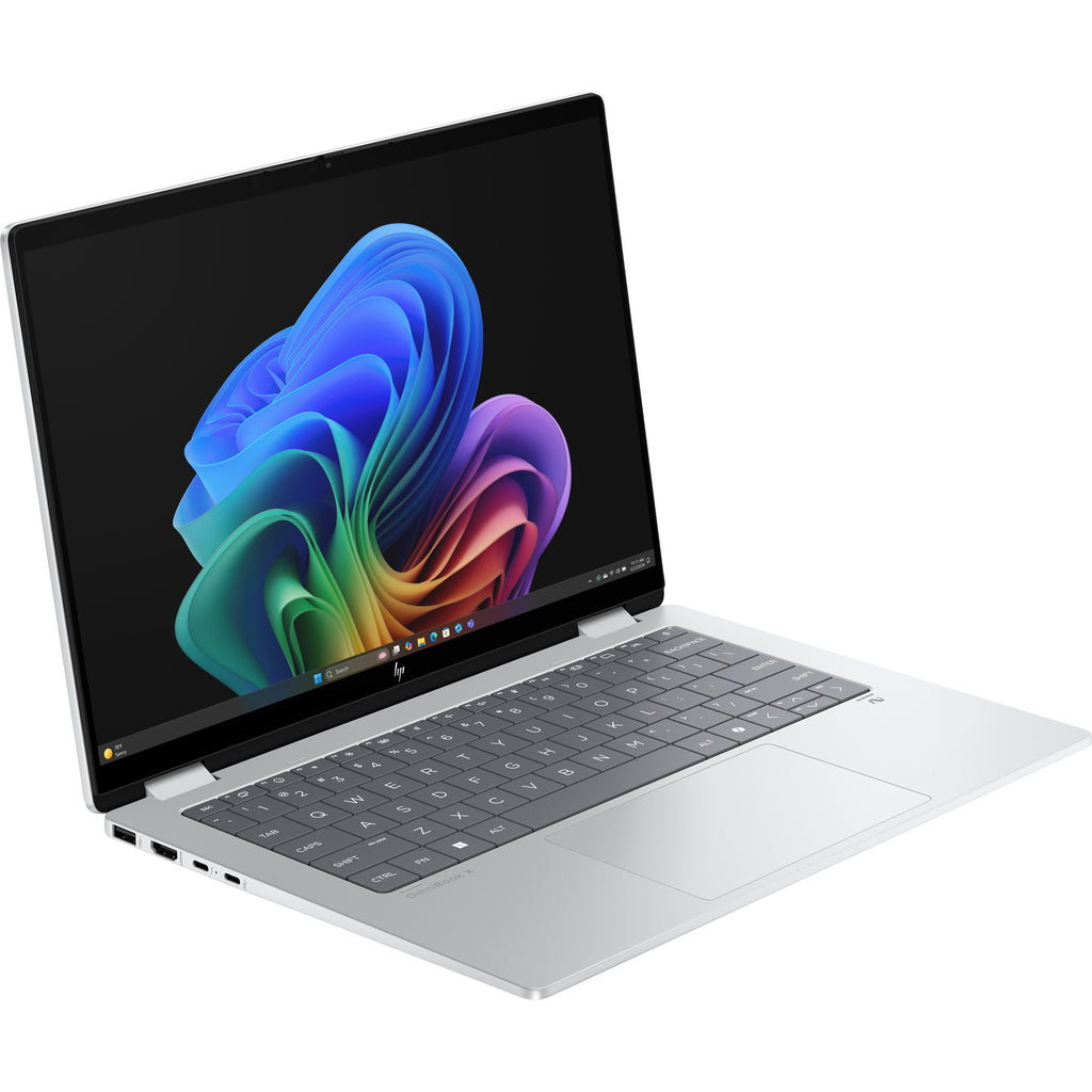 Hp omnibook x flipngai 14-fm0075nd 14 copilot+ 2-in-1 laptop (zilver | core ultra 7 258v | intel arc 140v | 32 gb | 1 tb ssd | touch)