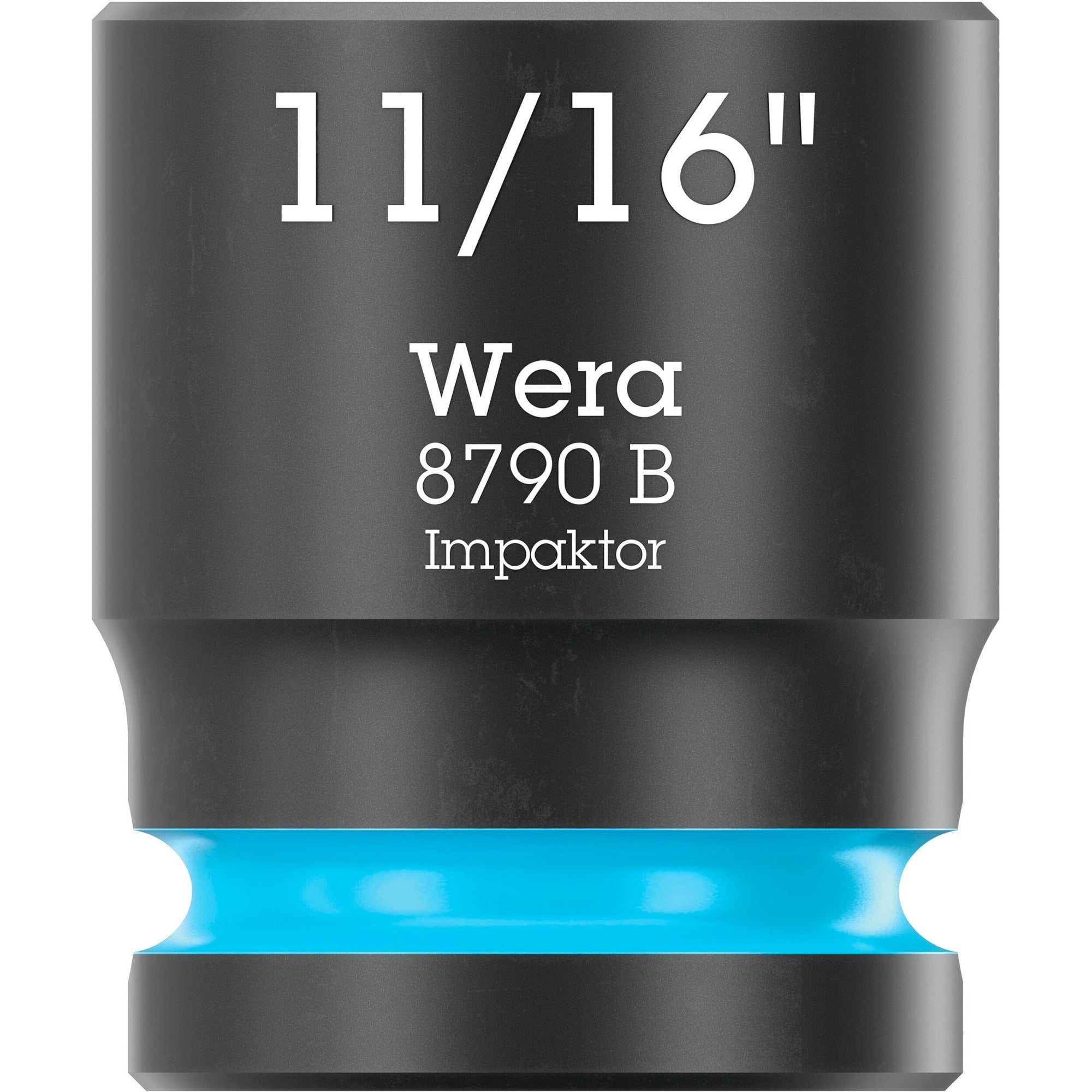 Wera 9608 dop-magneetstrip b impaktor imperial 1 dopsleutel (zwart groen, 9‑delig)