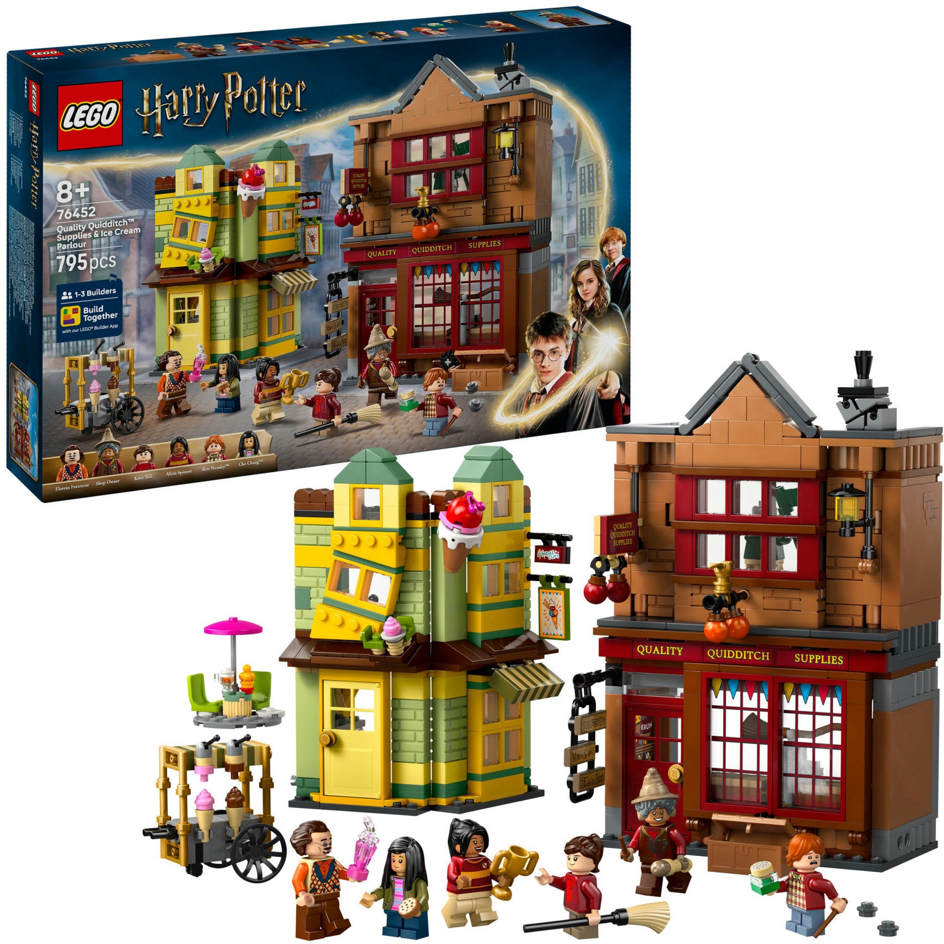 Lego harry potter - zwik zwachtels zwerkbalpaleis en ijssalon constructiespeelgoed (76452)