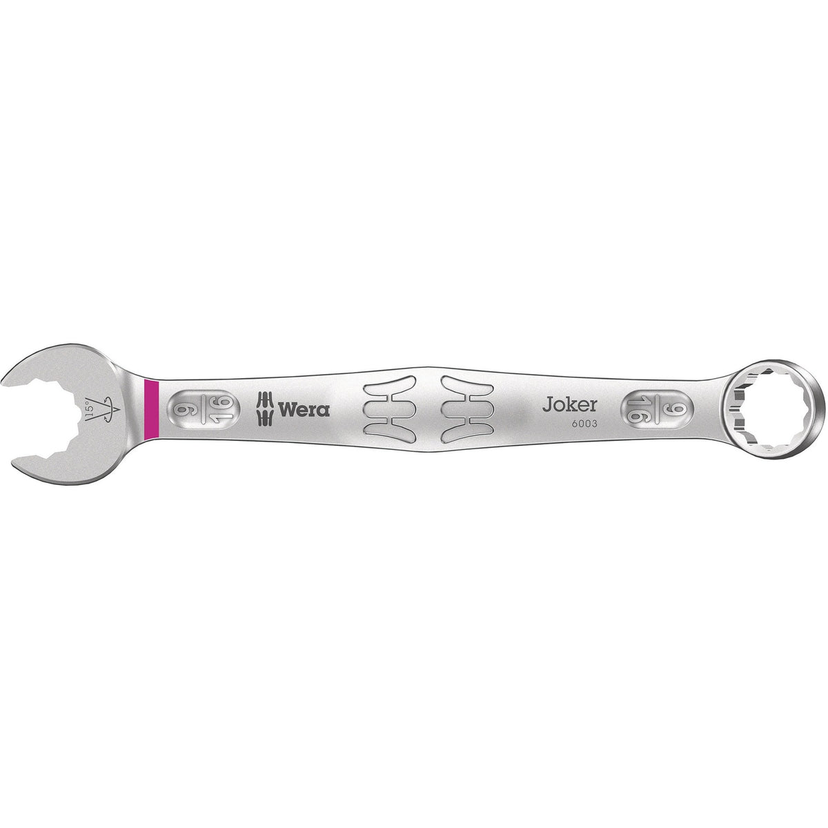 Wera 9642 magneetstrip 6003 joker imperial 1 ringsteeksleutelset moersleutel (inch, 8‑delig)