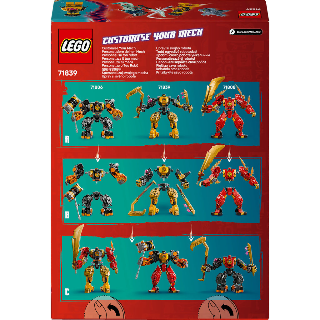 Lego Ninjago 71839 Arins Spinjitzu-Kampf-Mech