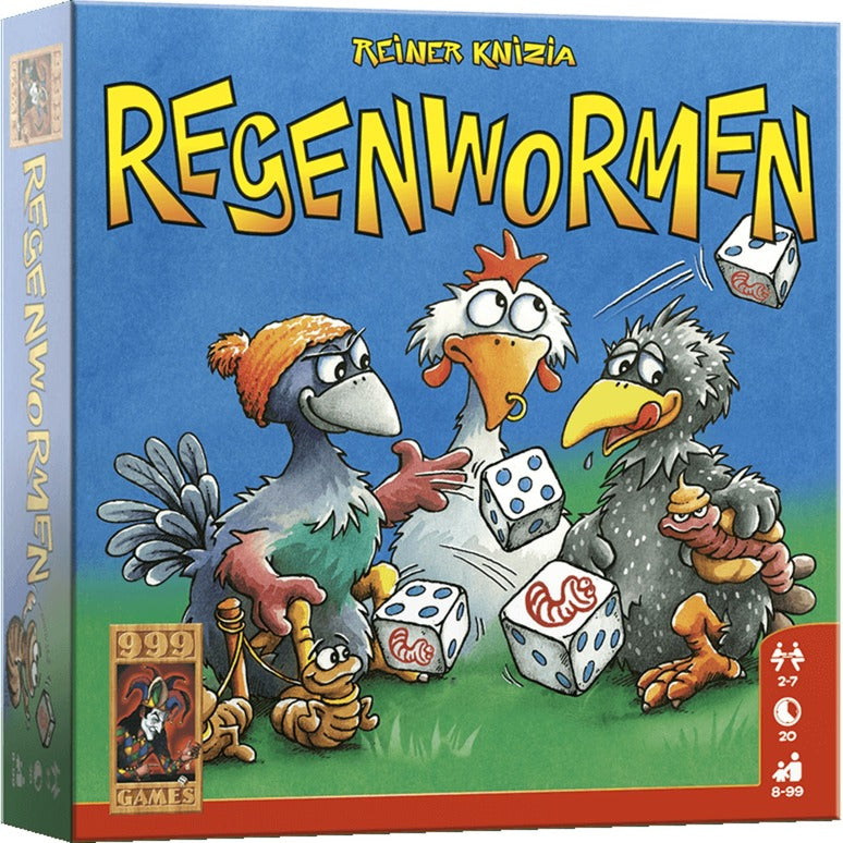 999 Games 999 Games Earthworm Dice Game (Holländisch, 2-7 Spieler, 20 Minuten, ab 8 Jahren)