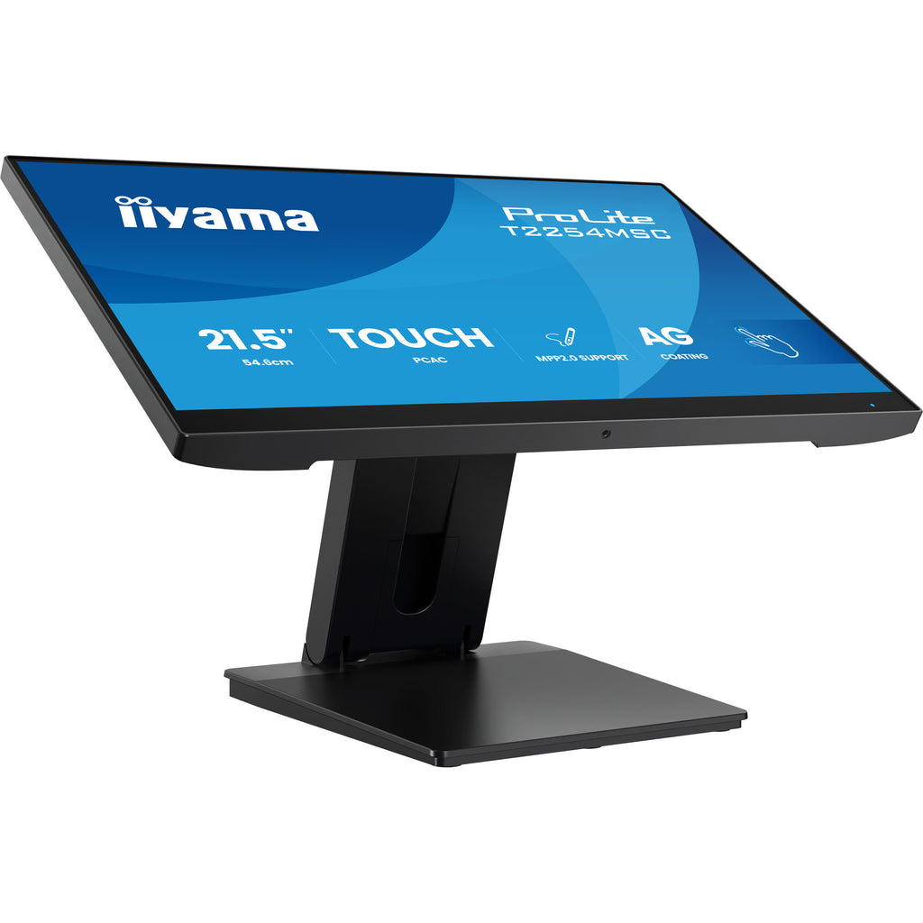 Iiyama prolite t2254msc-b2ag 21.5 touchscreen monitor (zwart, hdmi, displayport, vga, 2x usb-a, usb-b)