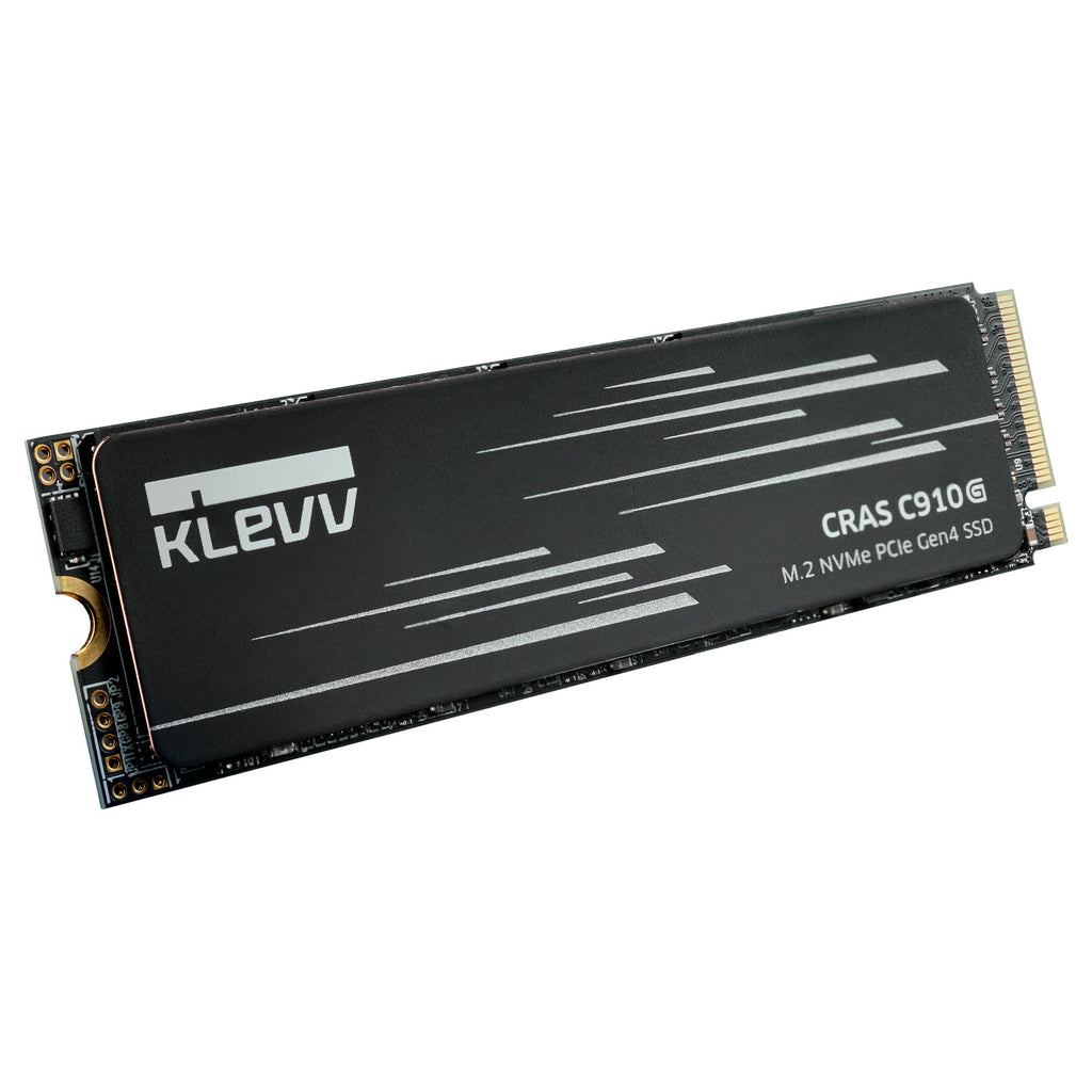 Klevv cras c910g 4 tb ssd (zwart, k04tbm2sp0-10g, pcie gen 4.0 x4, nvme 2.0)