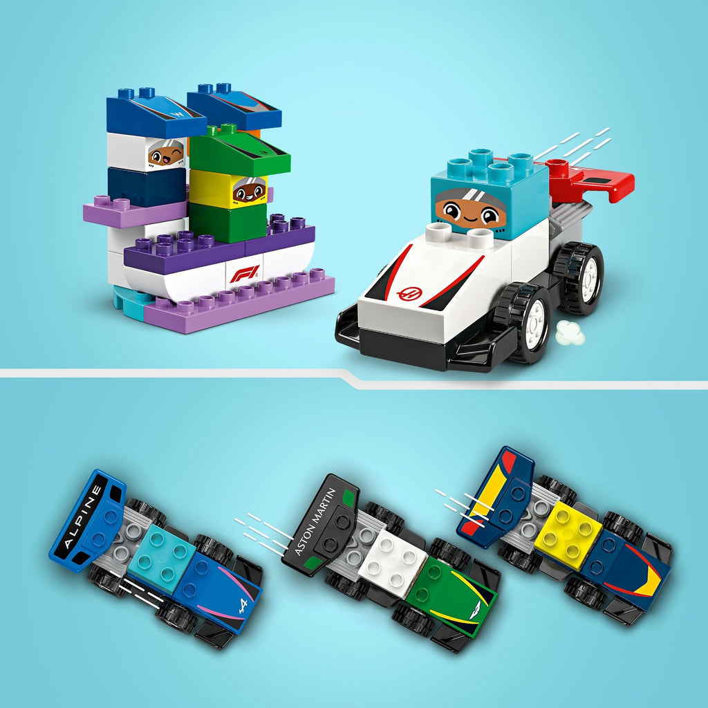 LEGO Duplo Stadt 10445 Formel-1-Team Rennwagen und Fahrer