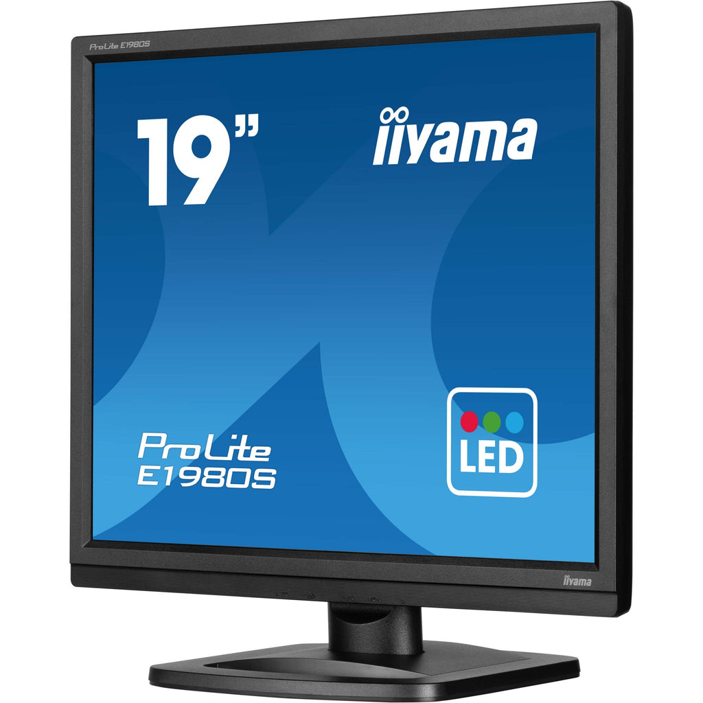 Iiyama prolite e1980s-b1 19 monitor (zwart, 1x displayport, 1x hdmi)