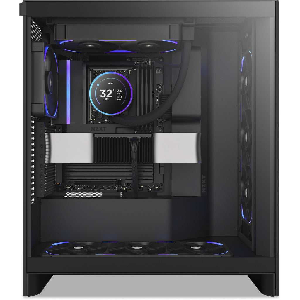 Nzxt f240x rgb case fans (zwart, 2 stuks, 240 x 120 x 30 mm, pwm)