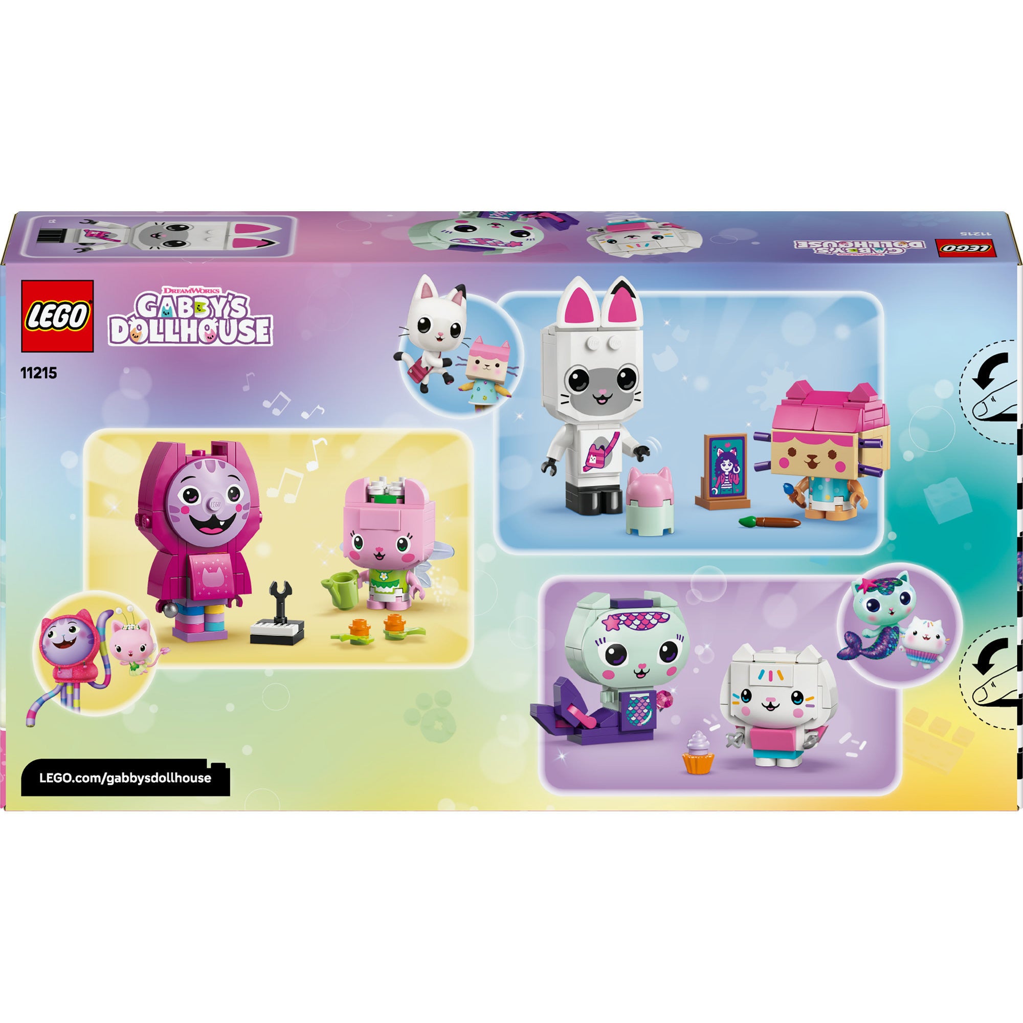LEGO Gabbys Puppenhaus - Gabbys baubares Katzenfreunde-Konstruktionsspielzeug (11215)