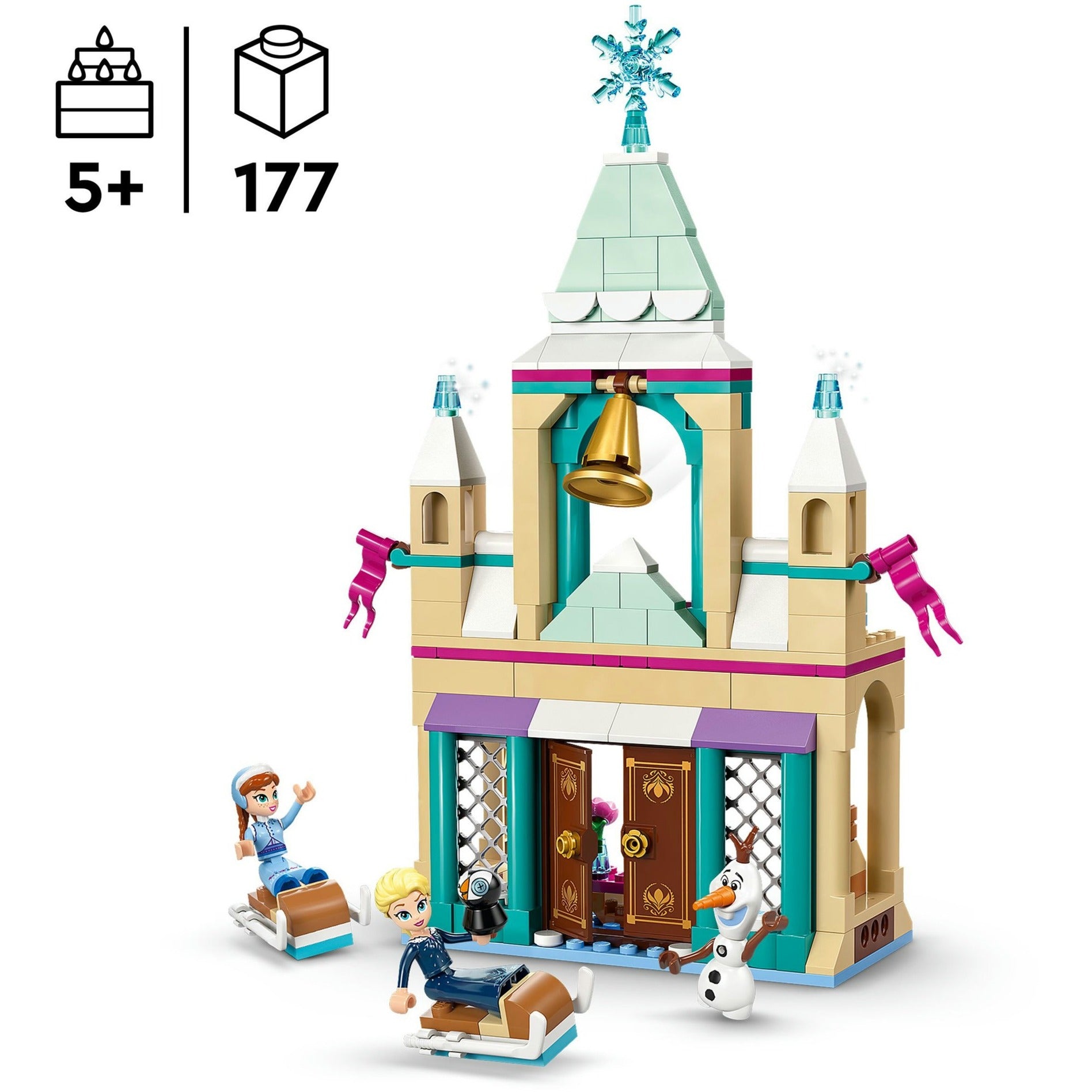 LEGO Disney Princess 43265 Die Eiskönigin – Schloss Arendelle