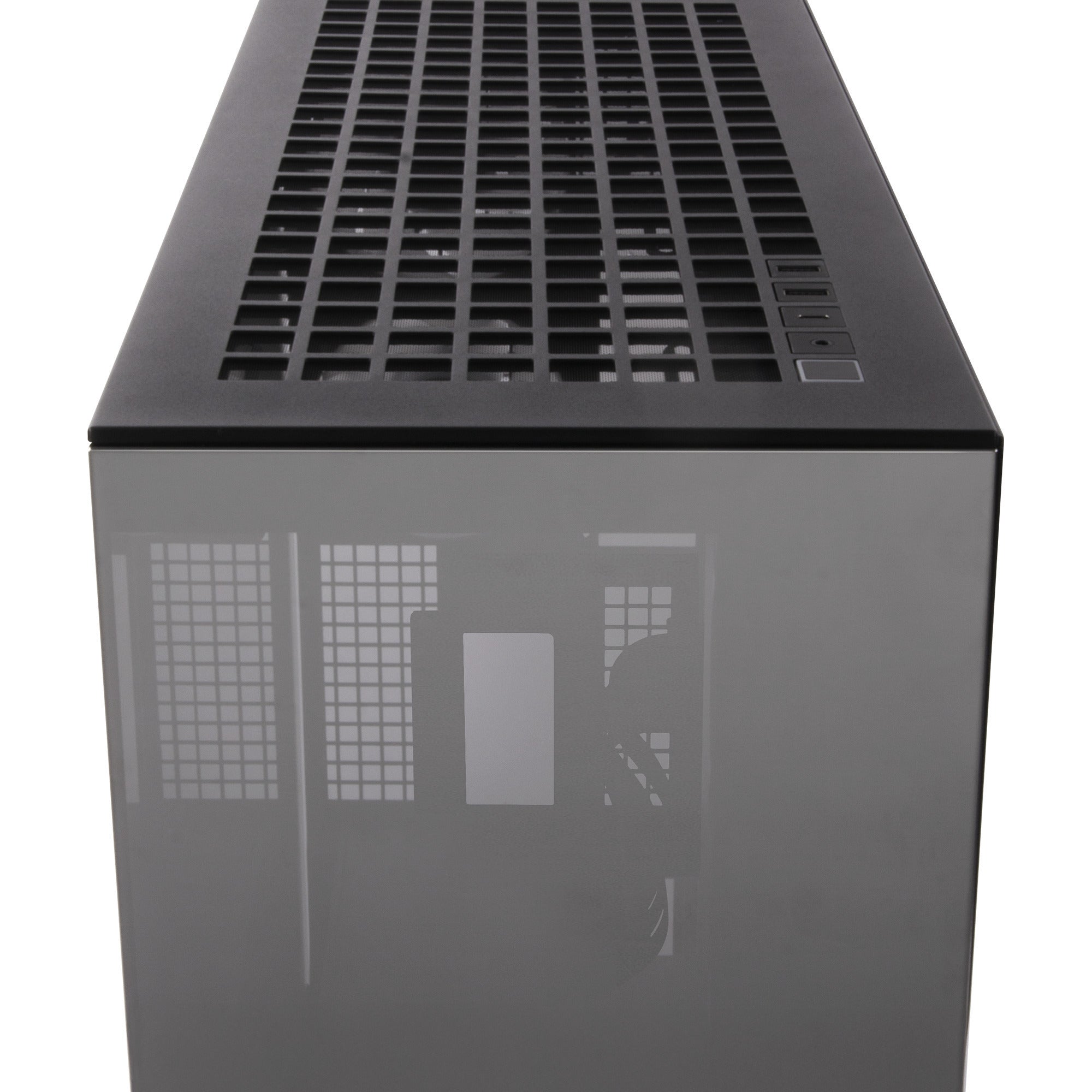 Arctic xtender vg midi tower behuizing (zwart | 2x usb-a | 1x usb-c | rgb | tempered glass)