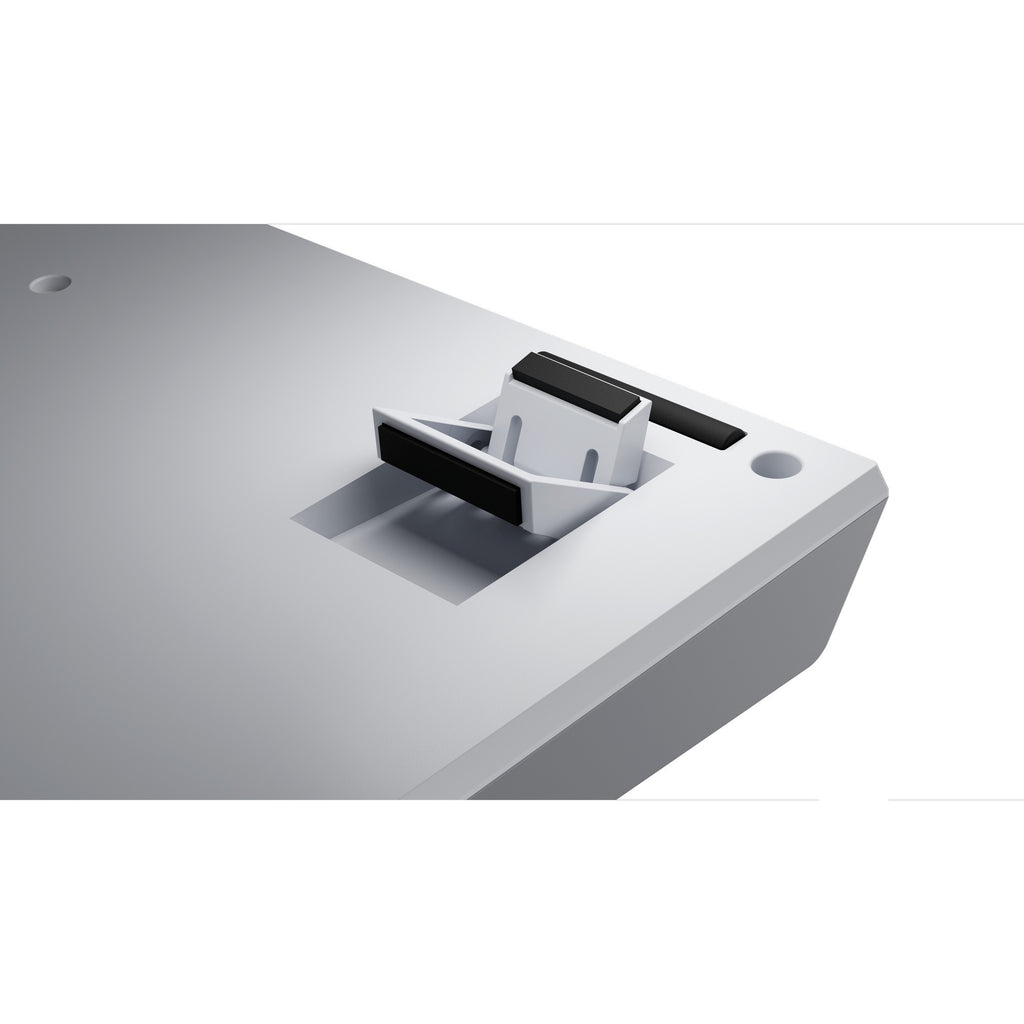 Ducky one x wireless rgb mechanisch toetsenbord (wit, us lay-out (qwerty), inductive, 100%, hot-swappable, pbt, 2.4 ghz | bluetooth | usb-c)