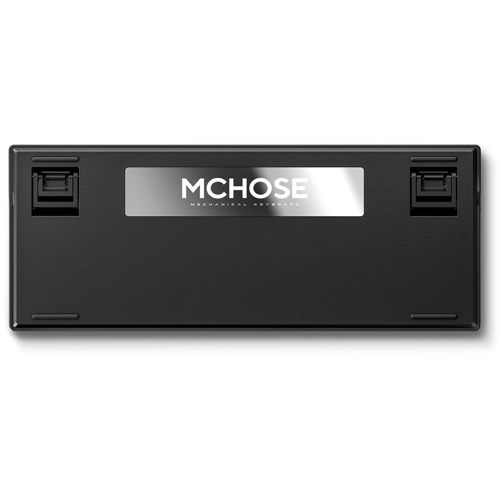 Mchose g75 pro tri-mode gasket structuur mechanisch gaming toetsenbord (zwart, us lay-out (qwerty), ktt cabbage tofu v2, 75%, rgb, hot swap, pbt double-shot, 2.4 ghz | usb-c | bluetooth)