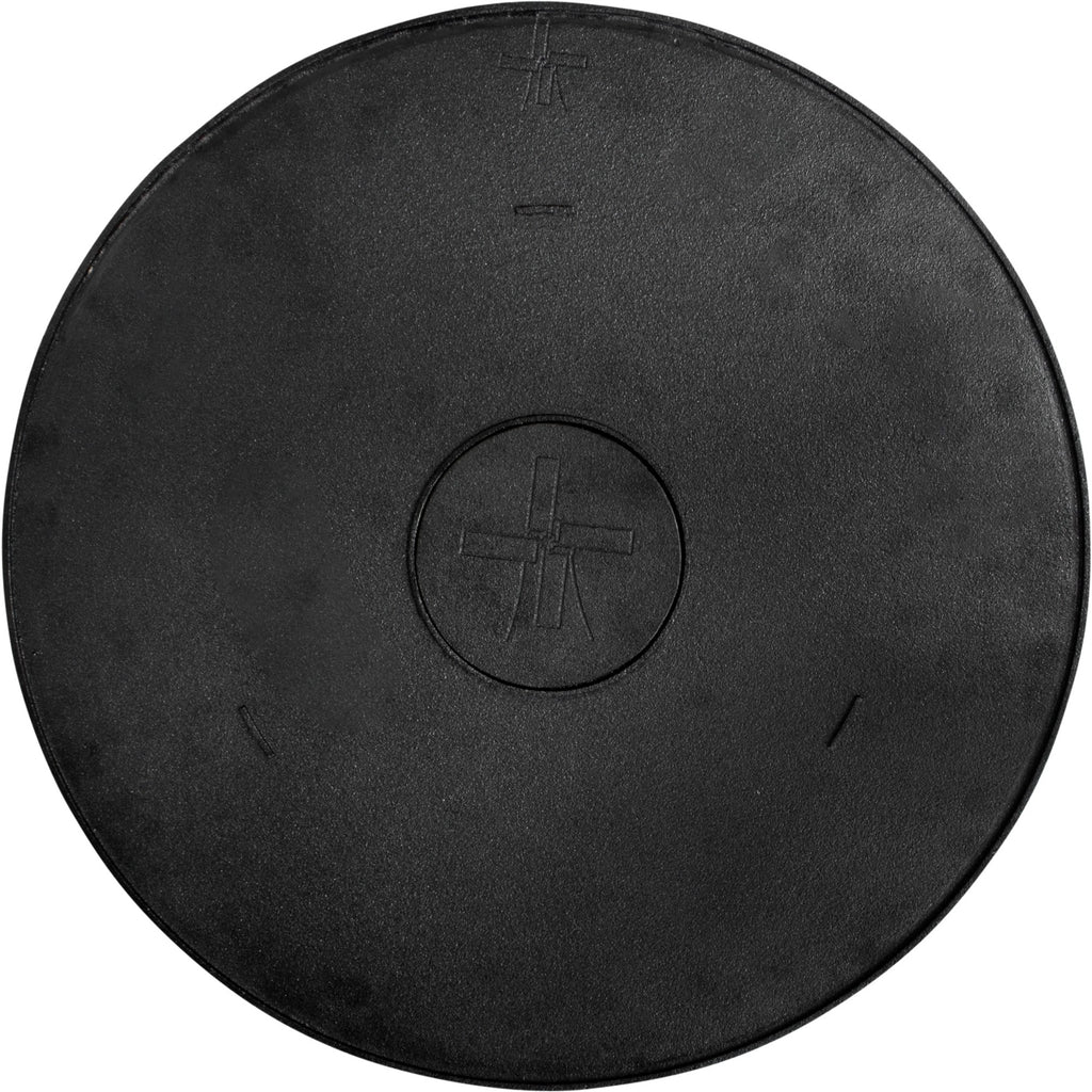 The windmill plancha grillplaat (zwart, 75 cm)