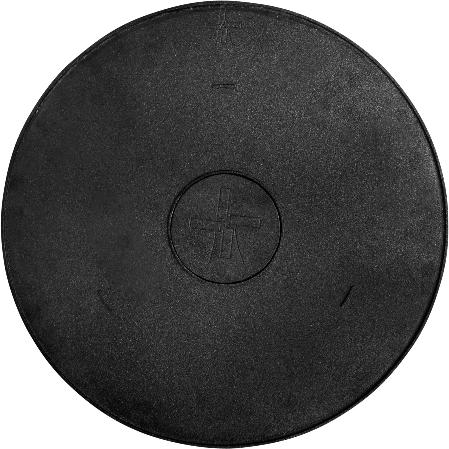 The windmill plancha grillplaat (zwart, 75 cm)