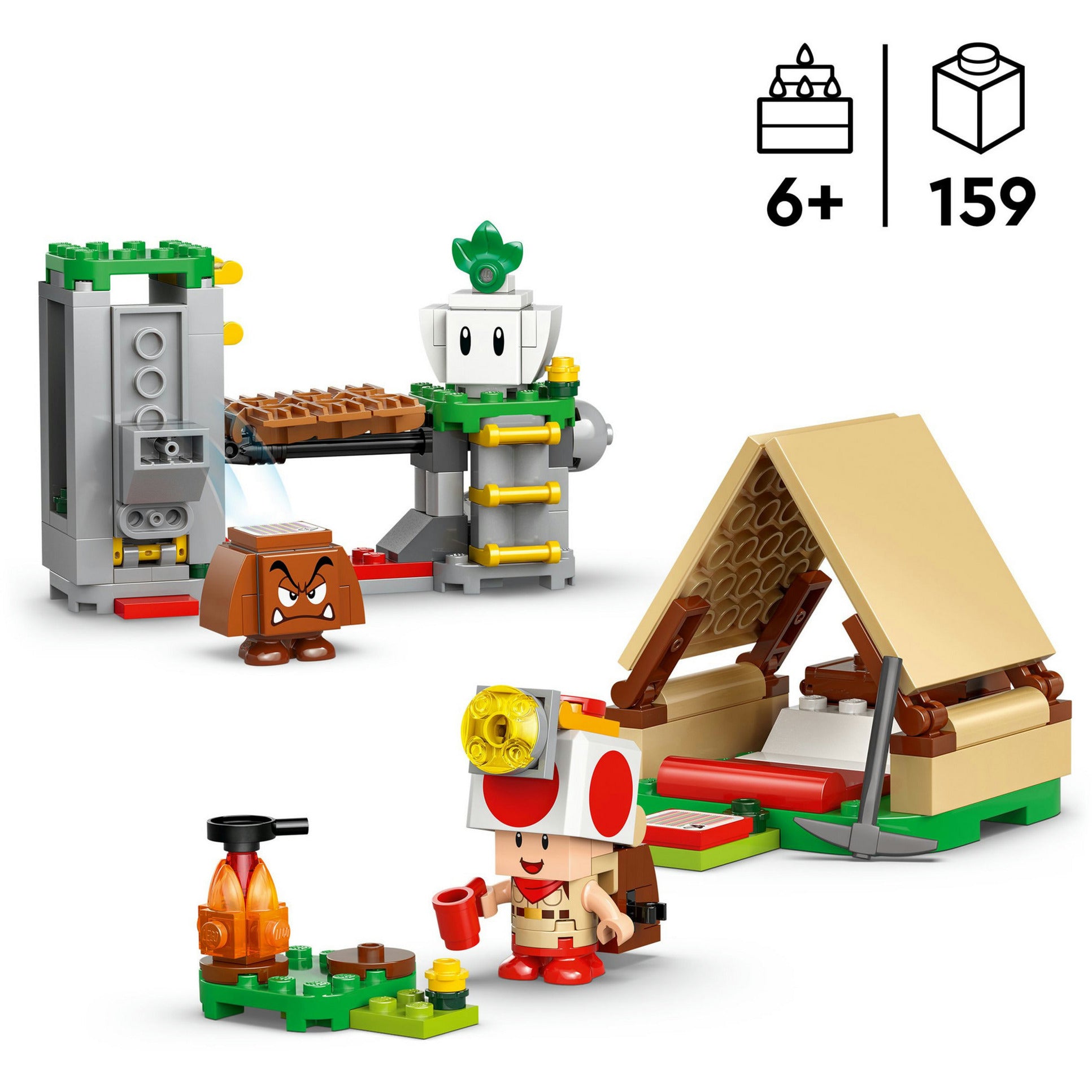 Lego Super Mario 72040 Toad-Boss-Campingplatz