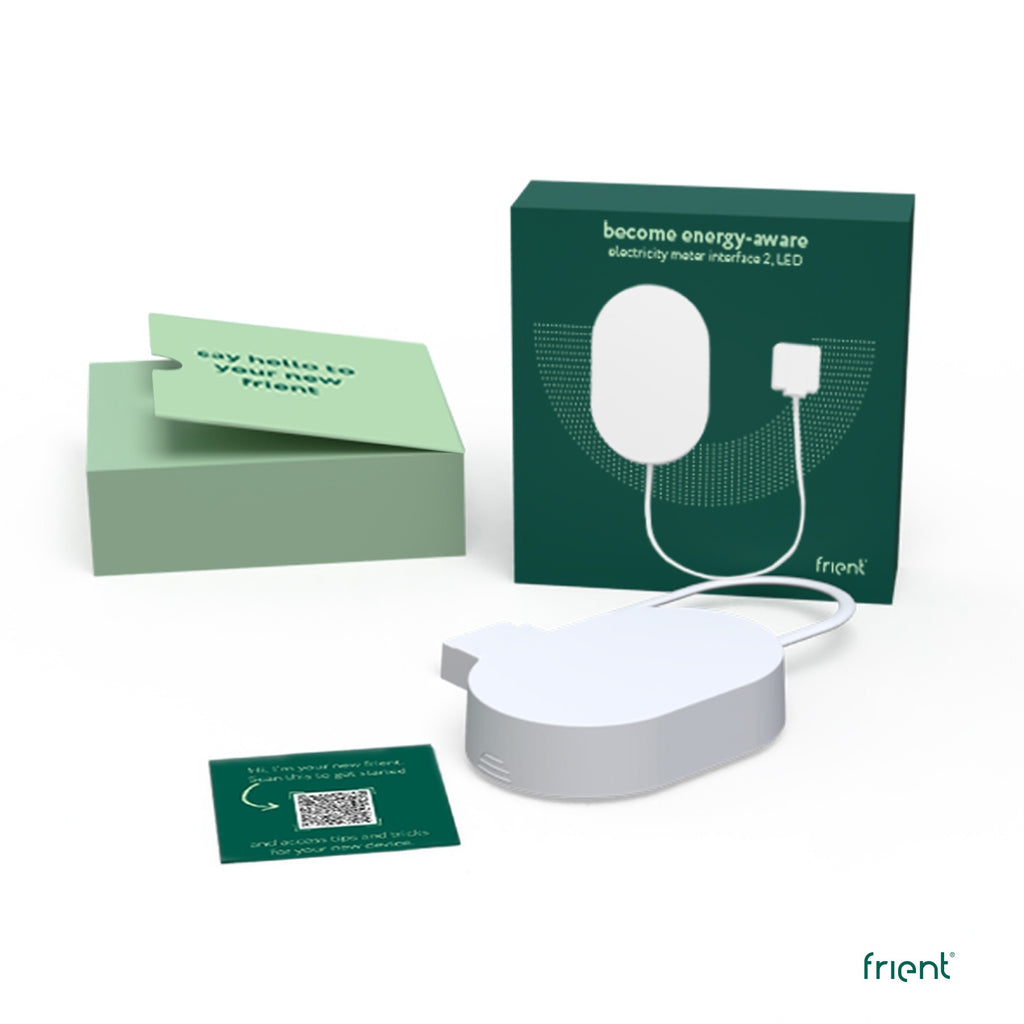 Ty frient electrici meter interface 2, led energiebesparing (wit, zigbee 3.0)