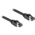Delock netwerkkabel s ftp, rj-45 met cat.8.1 (zwart, 3 meter)