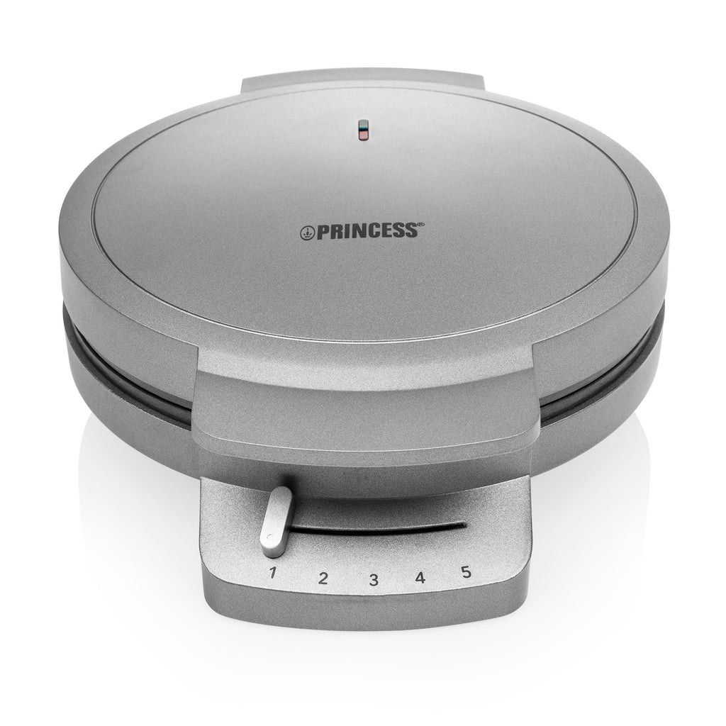 Princess 132380 wafelmaker deluxe wafelijzer (grijs)