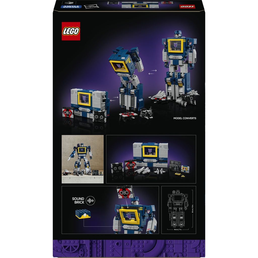 LEGO Icons - Transformers: Soundwave Konstruktionsspielzeug (10358)
