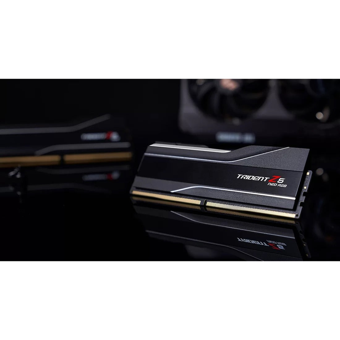 G.skill 64 gb ddr5-6000 (2x 32 gb) kit werkgeheugen (zwart, f5-6000j3040g32gx2-t, trident z5 neo rgb, expo)