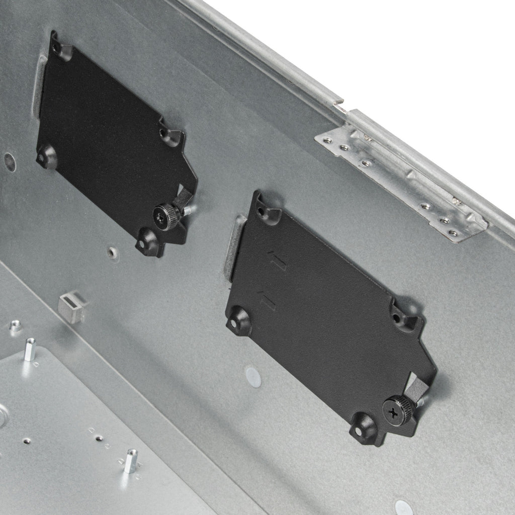 Silverstone rm51 rack behuizing (zwart | 5u | 2x usb-a | 1x usb-c)