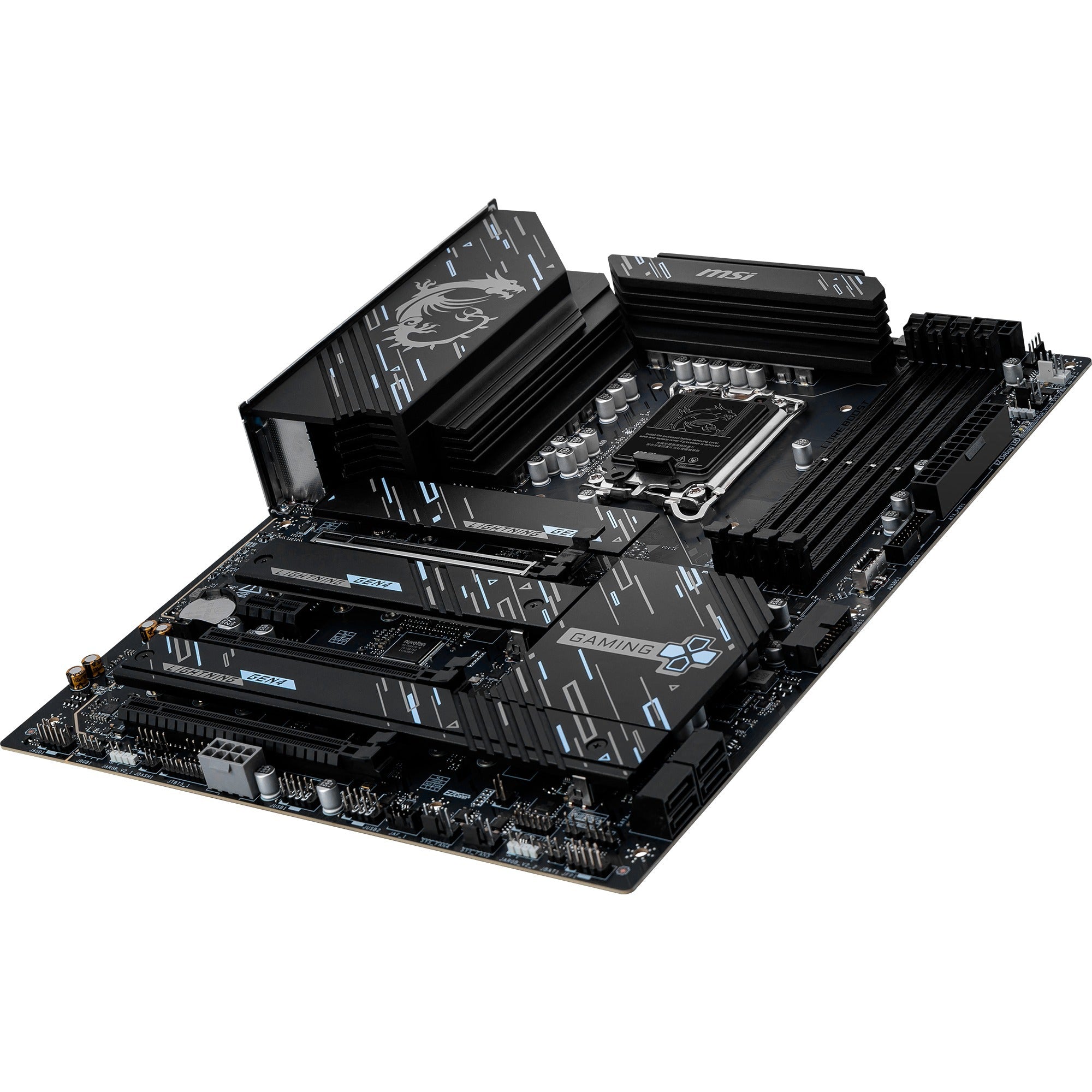 Msi z890 gaming plus wifi socket 1851 moederbord (zwart, raid, 5gb-lan, wlan, bt, sound, atx)