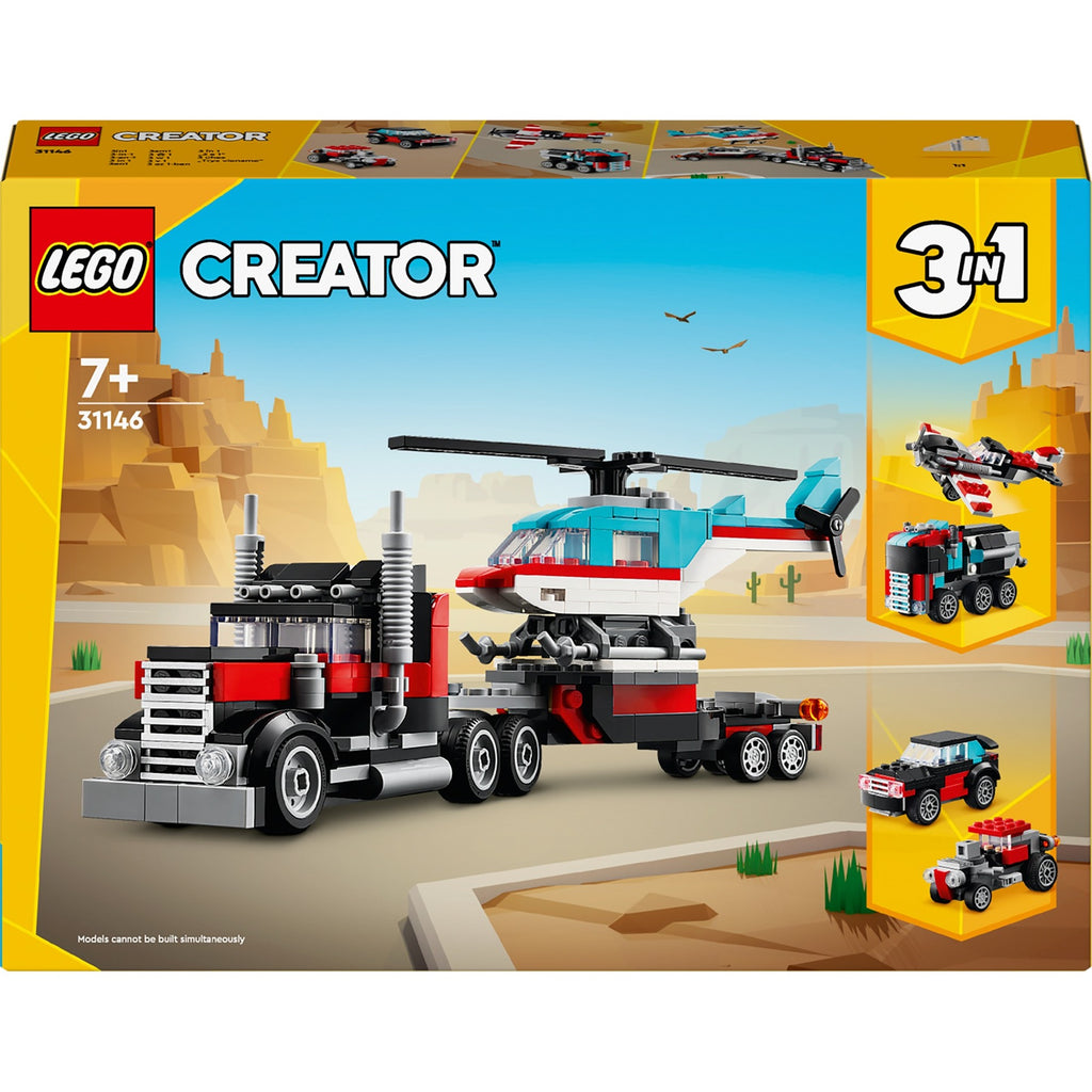 LEGO Creator 31146 LKW mit Hubschrauber