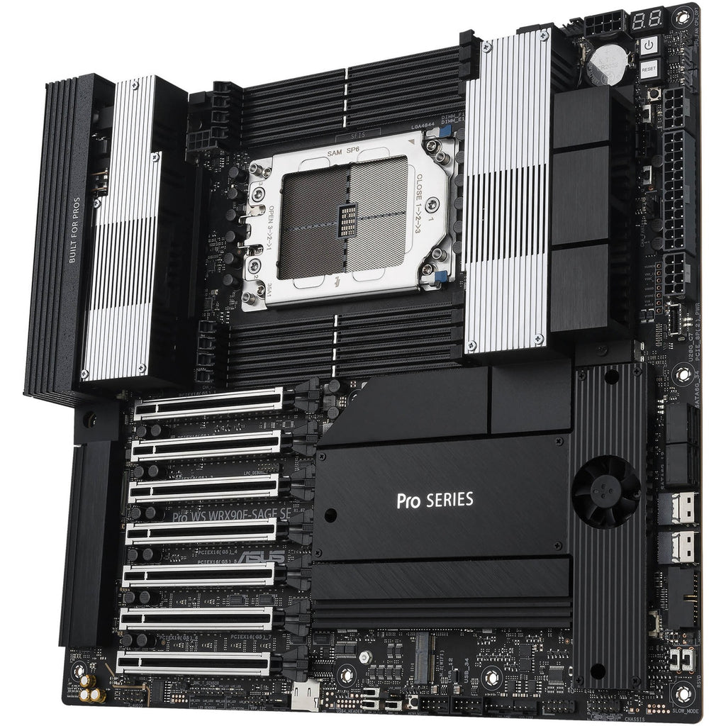 Asus pro ws wrx90e-sage se socket str5 moederbord (raid, 2x 10gb-lan, eeb)