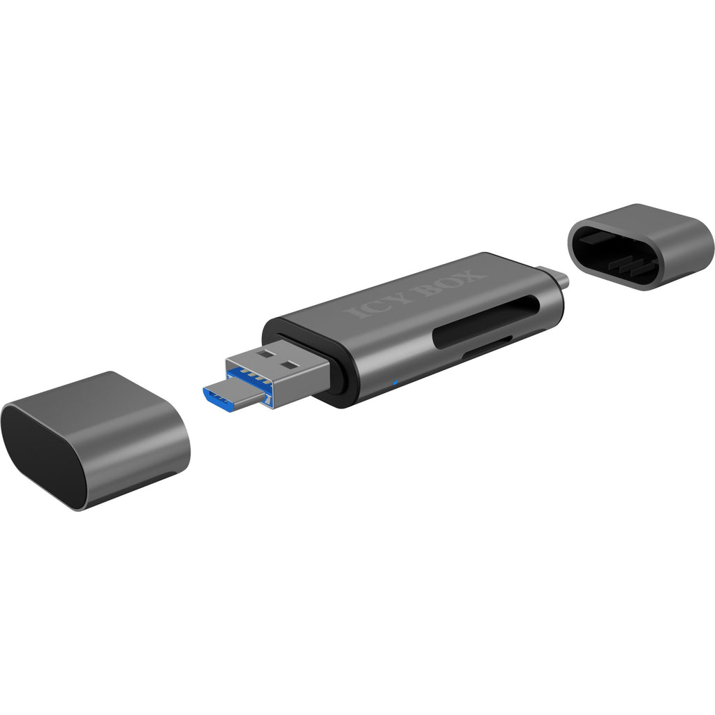 Externer Kartenleser ICY BOX IB-CR200-C mit Multi-USB-Anschluss