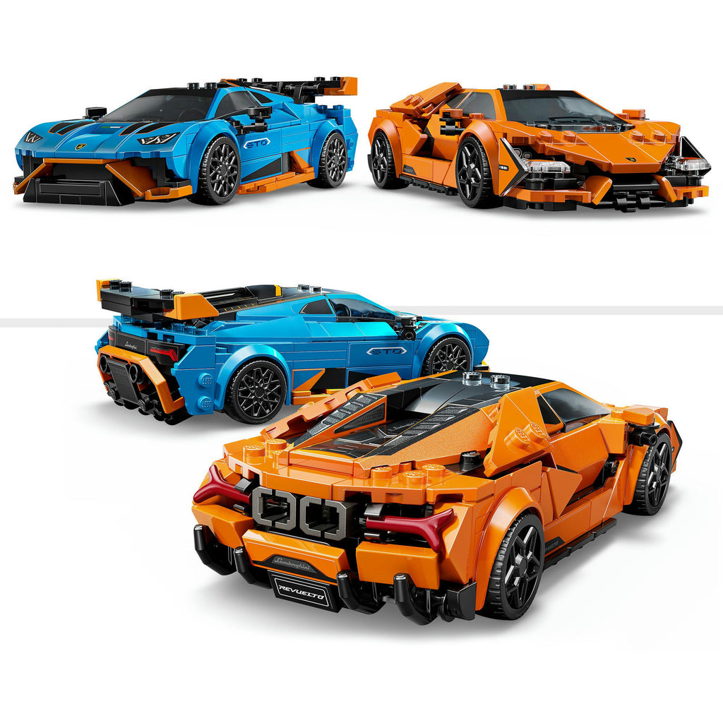 LEGO Speed ​​​​Champions 77238 Lamborghini Revuelto und Huracan Sto