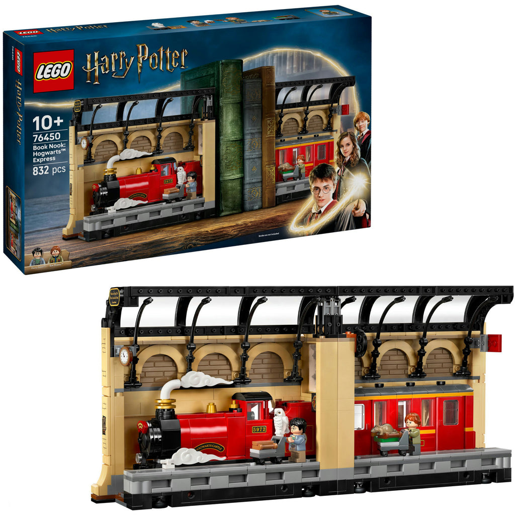 Lego harry potter - boekensteun: de zweinstein express constructiespeelgoed (76450)