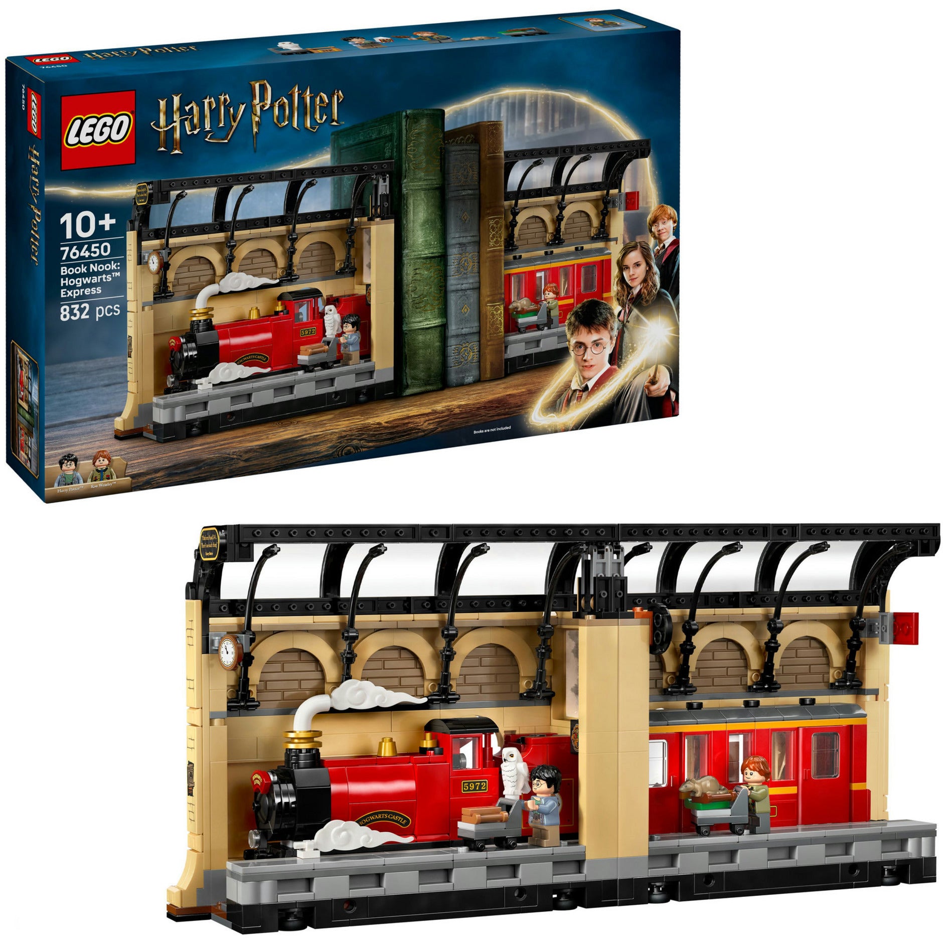 Lego harry potter - boekensteun: de zweinstein express constructiespeelgoed (76450)